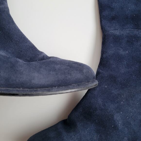 Stuart Weitzman MainLine Knee High Wedge Suede Size 38 7.5 - Picture 5 of 11